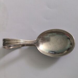 Antique Sterling Silver Baby Spoon, Hallmarked, Excellent Vintage Condition